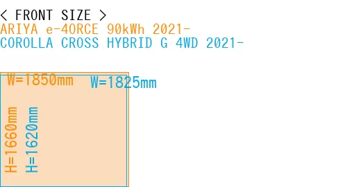 #ARIYA e-4ORCE 90kWh 2021- + COROLLA CROSS HYBRID G 4WD 2021-